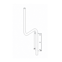 Soporte para montaje en poste compatible con linea de antenas OMNI-B