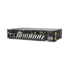 OLT Carrier Class Modular GPON, 2 Ranuras, Incluye 1 Tarjeta GPOA de 16 puertos GPON, 1 Fuente de CA, 2 UR, Gestión por UNM2000, CLI, Incluye Instalación de Software UNM2000, (Interoperabilidad con ONU´s de Terceros sin Costo)