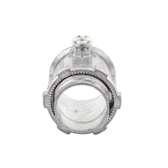 Conector de 3/4" para Tubo Pared Delgada con Tornillos Opresores.