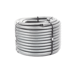 Tubo Flexible tipo Liquidtight de 1" (25 mm). Acero + PVC. Rollo de 30 Metros.