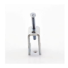 Mordaza Acero Fija barras de 1 1/4", para varilla roscada de 3/8.