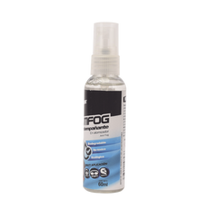 Antiempañante, ideal para eliminar problemas de empañamiento en googlees, mascaras, cascos, lentes, bote 60 ml
