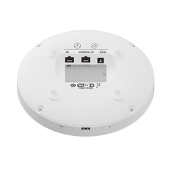 Punto de Aceso eKit Wi-Fi 6 de Alta Densidad / Hasta 1,536 Clientes / 6.5 Gbps / MU-MIMO / Triple Radio / 1 RJ45 2.5 Gbps + 1 RJ45 1 Gbps / Puerto USB / BLE / Antenna 20% más cobertura / Libre de licenciamiento