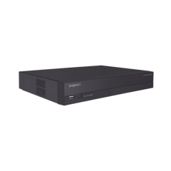 NVR 8 canales soporta hasta 8MP / H.265 / P2P Wisenet / 8 puertos PoE Plug and Play.