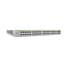 Gigabit webSmart switch, 48 Puertos Totales, 24c/PoE+ 10/100/1000T, 4 Puertos SFP