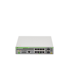 Switch PoE+ Administrable CentreCOM GS970M, Capa 3 de 8 Puertos 10/100/1000 Mbps + 2 SFP Gigabit, 124 W
