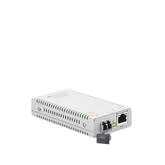 Convertidor de medios Gigabit Ethernet a fibra óptica, conector LC, multimodo (MMF), distancia de 220 hasta 500 m, con fuente de alimentación multi-región