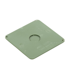 Tapa para Caja Cuadrada de 1/2" para instalaciones con tubería PVC Conduit pesado.
