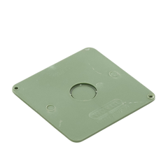 Tapa para Caja Cuadrada de 1/2" para instalaciones con tubería PVC Conduit pesado.