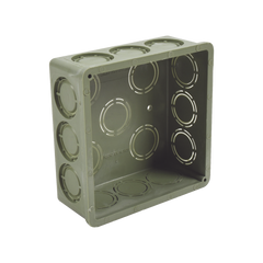 Caja Cuadrada de 1/2" - 3/4" para PVC Conduti Pesado.