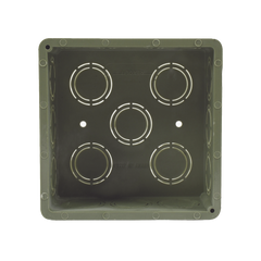 Caja Cuadrada de 1/2" - 3/4" para PVC Conduti Pesado.