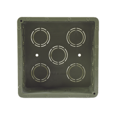 Caja Cuadrada de 1/2" - 3/4" para PVC Conduti Pesado.
