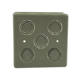 Caja Cuadrada de 1/2" - 3/4" para PVC Conduti Pesado.