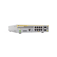 Switch PoE+ Administrable Capa 3 D/8 Ptos 10/100/1000 + 2 SFP Incluye Montaje AT-RKMT-J14