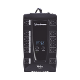 UPS de 750 VA/450 W, Topología Línea Interactiva, Entrada 120 Vca NEMA 5-15P, Tipo Gabinete Compacto, Con 12 Tomas NEMA 5-15R