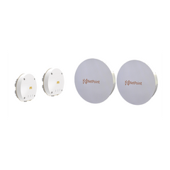Kit de 2 radios B11 con 2 antenas NP11, En frecuencia de 11 GHz, incluye inyector POE, cable de alimentación distancia de hasta el momento 80 km, sin interferencia e inmune al ruido.