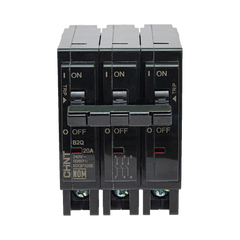 MCB - Interruptor Termomagnético Enchufable, Serie: B2Q, 3P, 15A, 240V (SKU:1002294)