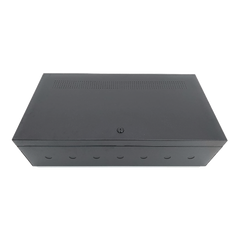 Gabinete metálico para chasis CHS-6 de NOTIFIER, hasta 6 módulos, color negro