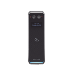 Lector Biométrico Facial (BEW3) / lector de tarjetas Prox EM, mifare, Tarjetas Virtuales por Bluetooth / con protección IP67, IK08