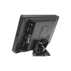 Monitor 7" TFT-LCD ideal para colocar en vehículos o DVR/NVR. Entradas de video HDMI, VGA y RCA (CVBS)