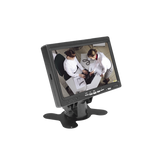 Monitor 7" TFT-LCD ideal para colocar en vehículos o DVR/NVR. Entradas de video HDMI, VGA y RCA (CVBS)