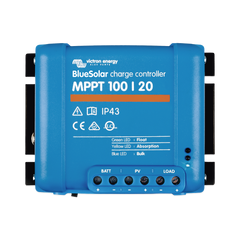 BlueSolar MPPT 100/20. Controlador Solar MPPT 20A, Voltaje Selección Automática: 12/24/48 Vcc.