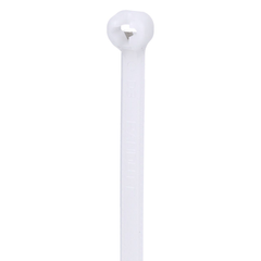 Cincho de Nylon 6.6 Dome-Top® Con Lengüeta de Bloqueo de Acero Inoxidable, 305 mm largo x 4.7mm ancho, Color Natural, Paquete de 100pz