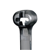 Cincho de Nylon 6.6 Dome-Top®, Con Lengüeta de Bloqueo de Acero Inoxidable, 305 mm largo x 4.7mm ancho, Color Negro, Exterior Resistente a Rayos UV, Paquete de 1000pz