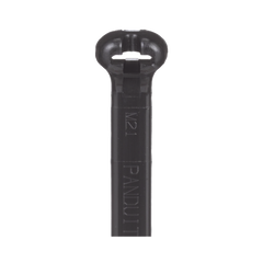 Cincho de Nylon 6.6 Dome-Top®, Con Lengüeta de Bloqueo de Acero Inoxidable, 620 mm largo x 7mm ancho, Color Negro, Exterior Resistente a Rayos UV, Paquete de 100pz