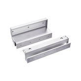 Montajes en U para puertas de Solo Cristal ( puerta y marco) para uso con Chapa Magnética MAG600NLED y MAG600NTLED