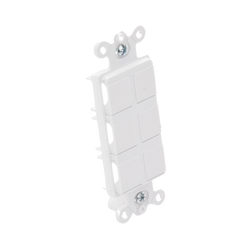 Caja de pared para contactos varios, 6 mini espacios.