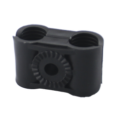 Paquete de 10 Sujetadores Plasticos Para Cable Coaxial de 1/2"