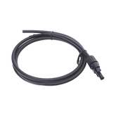 Cable Fotovoltaico 1.5 m, Negro, Calibre 10 AWG con Terminal MC4-H en un Extremo