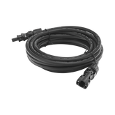 Cable Fotovoltaico 2.5 m, Negro, Calibre 10 AWG con Terminales MC4 en Ambos Extremos