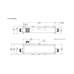 Acoplador direccional 15dB 575-2700MHz 300W - 161 dBc 4.3 - 10 IP67