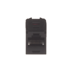 Módulo Acoplador RJ45 a RJ45, Mini-Com, Categoría 6, Color Negro