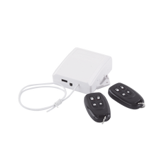 Receptor Universal con conexion directa al Keybus del panel de alarma con relevador auxiliar para abrir puertas de garage o aplicaciones de pulso momentaneo