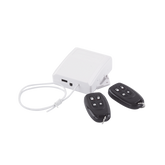 Receptor Universal con conexion directa al Keybus del panel de alarma con relevador auxiliar para abrir puertas de garage o aplicaciones de pulso momentaneo