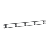 Patch Panel de Fibra Óptica, Para 4 Placas Acopladoras FAP o FMP, Color Negro, 1UR