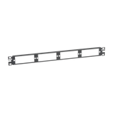 Patch Panel de Fibra Óptica, Para 4 Placas Acopladoras FAP o FMP, Color Negro, 1UR
