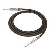 Cable de Audio | Plug 1/4 in a Plug 1/4 in Mono | Carcasa Cromada | Conectores Seetronic | Ideal para Instrumentos | Longitud 5m