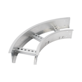 Curva Horizontal de Aluminio de 90° Perfil Z / Peralte 3 1/4" / Ancho 6" / Radio 8" / Incluye Tornillería (CHC90EZ314R8X6AK)