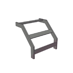 (CHCVET1X12EPK) CURVA VERTICAL EXTERIOR TUBULAR 1.5 DE PERALTE X 12 ANCHO PINTURA EPOX COLOR NEGRO, INCLUYE COPLe y tornilleria