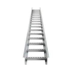 Escalera de Aluminio Portacables / Perfil Z / Peralte 3 1/4" /Paso 9" / Ancho 12" / 3.66 metros / Capacidad Máx. 274 Cables / Incluye Cople Union y Tornillería (CHEZ314P9X12AK)
