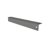(CH-MT12TB-EP) Mensula terminal para escalera tubular de 12" de ancho