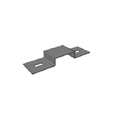 (CH-OFTB-EP) Omega para fijacion de perfil lateral tubular