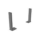 (CH-PBTB-EP) Pies base de escalera tubular