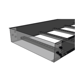 Placa de Cierre para Escalera de Aluminio / Peralte 3 1/4" / Ancho 12" / Incluye Tornillería (CHPCE314X12AK)