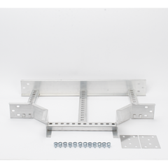 Derivación "T" Horizontal de Aluminio Perfil Z / Peralte 3 1/4" / Ancho 12"/ Radio 8" / Incluye Tornillería (CHTHEZ314R8X12AK)