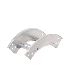 Curva Vertical Exterior de Aluminio de 90° Perfil Z / Peralte 3 1/4" / Ancho 6" / Radio 8" / Incluye Tornillería